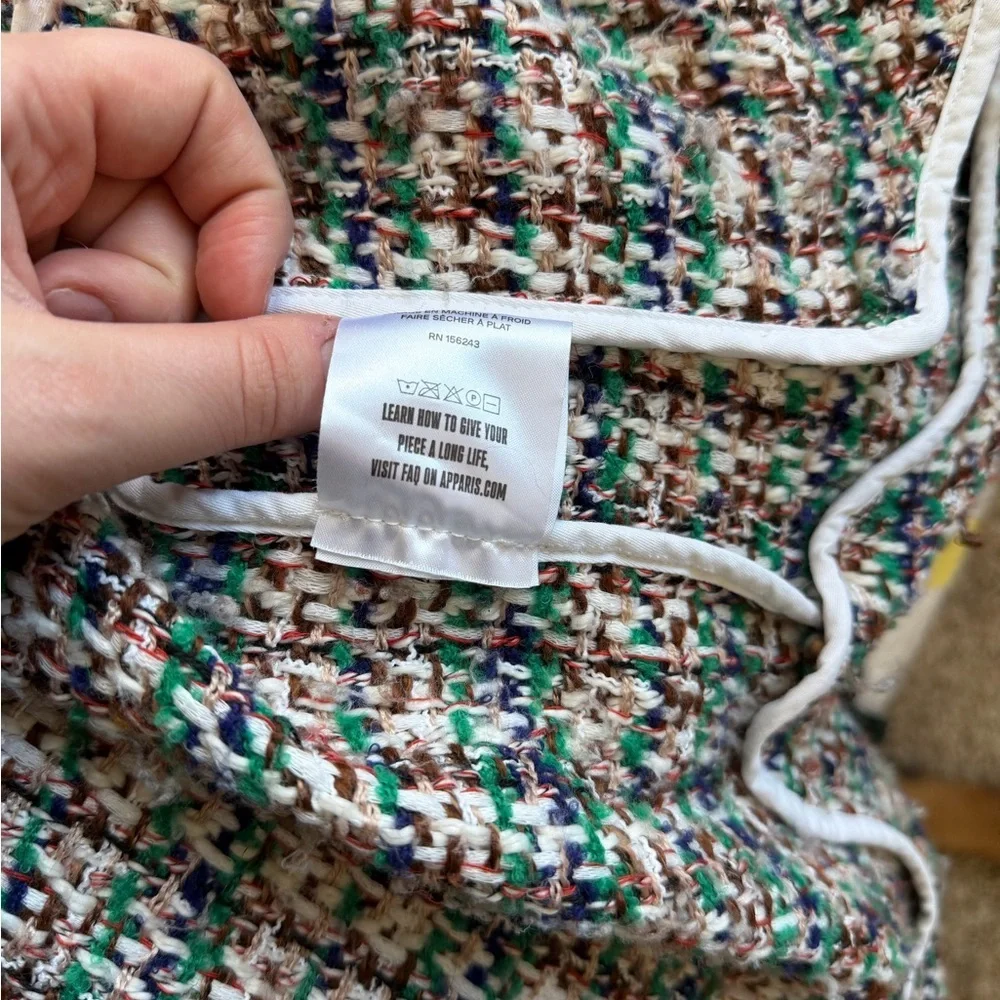 APPARIS Bart Tweed Shacket - Picture 8 of 10